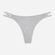 Набор трусиков танга женских хлопковых Victoria's Secret 291938704 XS 3 шт Серый/Розовый (1162844728) - изображение 9