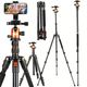 Statyw fotograficzny DNA PS1 PRO 170 cm tripod z głowicą 360° uchwytem na telefon udźwig 8 kg (5908249826953) - obraz 6
