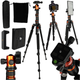 Statyw fotograficzny DNA PS1 PRO 170 cm tripod z głowicą 360° uchwytem na telefon udźwig 8 kg (5908249826953) - obraz 7