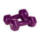 Гантелі чавунні вінілові HEX Rebel Active 2x2.5 кг (5901890136396) - зображення 2