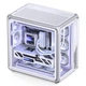 Игровой корпус JONSBO X400 Silver White ATX Seaview (каркас для киберспорта/водяное охлаждение 360 мм/подсветка ARGB 5 В/13 слотов для вентиляторов/поддержка задней панели) - изображение 5