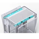 Игровой корпус JONSBO X400 Silver White ATX Seaview (каркас для киберспорта/водяное охлаждение 360 мм/подсветка ARGB 5 В/13 слотов для вентиляторов/поддержка задней панели) - изображение 10