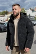 Чоловічий зимовий пуховик Riccardo П1Т Denim чорний М з біопухом та підкладкою Omni-Heat - зображення 1