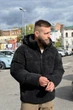 Чоловічий зимовий пуховик Riccardo П1Т Denim чорний М з біопухом та підкладкою Omni-Heat - зображення 4