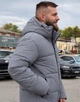 Чоловічий зимовий пуховик Riccardo П1Т Crash сірий XL з біопухом та підкладкою Omni-Heat - зображення 3