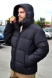 Чоловічий зимовий пуховик Riccardo П1Т Crash чорний М з біопухом та підкладкою Omni-Heat - зображення 4