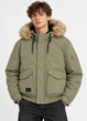 Бомбер мужской Cropp утепленный с мехом зимний хаки, размер XL - изображение 1