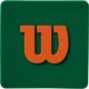 Виброгасители Wilson ROLAND-GARROS DAMPENER зелено-оранжевые (2 штуки) WR8445801001 - изображение 3