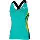 Майка для тенниса женская Mizuno PRINTED TANK бирюзово-желто-темно-синяя XS 62GA2201-13 - изображение 1