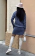 Костюм вязаный утепленный женский ELFBERG MOD-5040 42-50 Джинсовый (2000001091197_ELF) - изображение 4
