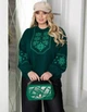 Джемпер женский ELFBERG MOD-5084 44-58 Изумрудный (2000001091562_ELF) - изображение 3