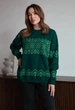 Джемпер женский ELFBERG MOD-5089 44-62 Изумрудный (2000001090640_ELF) - изображение 1