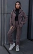 Спортивный костюм на флисе женский ELFBERG MOD-3014 46-48 Мокко (2000001087213_ELF) - изображение 6