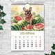 Календарь А3 перекидной настенный Французский бульдог. Арт. 13 листов ENTERSTORE (art. 270216) - изображение 9