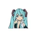 Значок пин Вокалоид Хацунэ Мику Vocaloid Hatsune Miku 5 см(MS_2ECCED334474) - изображение 1