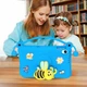 Протиударний дитячий чохол EVA Yellow Bee з підставкою та ручкою-тримачем для Xiaomi Redmi Pad 2 9.7" екран / Poco Pad C1 9.7" 2026 (Блакитний) - зображення 8