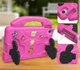 Противоударный детский чехол EVA Kids Like Cartoon с подставкой для Xiaomi Redmi Pad 2 9.7" экран / Poco Pad C1 9.7" 2026 (Малиновый) - изображение 5