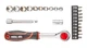 Набір ключів торцевих 1/4" 23 шт Top Tools 38D505 - изображение 1