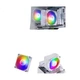 PHANTEKS Polar S5 White Inverse Gravity 5 Heat Pipe Air Cooler CPU Cooler (High Airflow ARGB Fans / High-Performance Thermal Paste / Heat Spreader / Noise Down) - изображение 3