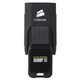 Флеш-накопичувач USCORSAIR 256 ГБ USB 3.0, Ski X1, чорний, швидкість читання 130 МБ/с, дизайн зсувної кришки, стильний та зручний - изображение 8