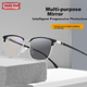 Очки для чтения Yupintang для мужчин с функцией Smart Zoom, прогрессивной мультифокусировкой, бифокальными линзами, фотохромными интегрированными линзами и металлической оправой. Деловые очки. - изображение 2