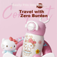Пляшка SANRIO Hello Kitty Mini Double Drink з нержавіючої сталі 316 з трубочкою, жіночий новорічний подарунок 220 мл - изображение 10