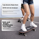 Дитячий скейтборд DBH Land Surfboard для дорослих Street Cruiser для початківців, п'ятизірковий професійний круїзер Black Knight 30 дюймів - зображення 3