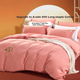 Комплект постільної білизни FUANNA Home Textile з бавовни 60-х років, довговолокнистий чистий бавовняний матовий, двоспальне простирадло 230*229 см - зображення 7