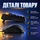 Игровой набор 2в1 TWolf TF330 (UA/ENG раскладка/RGB подсветка) Комплект клавиатура и мышь Black - изображение 2
