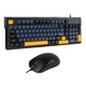Игровой набор 2в1 TWolf TF330 (UA/ENG раскладка/RGB подсветка) Комплект клавиатура и мышь Black - изображение 7
