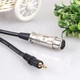 Аудіокабель Mozos MCABLE-XLR, XLR мама — jack 3,5 мм TRS, 1,5 м - изображение 2