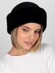 Шапка женская VILSS Cashmere/Mink Bra VL-2248-98-BL-mv2-M 56-58 Черная (ROZ6501064526) - изображение 1