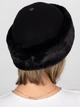 Шапка женская VILSS Cashmere/Mink Bra VL-2248-98-BL-mv2-M 56-58 Черная (ROZ6501064526) - изображение 5