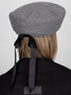 Шапка женская VILSS Strass Dolcezza Arco VL-2242-38-ds27-L 58-59 Серая (ROZ6501064535) - изображение 5
