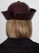 Капелюх жіночий VILSS Empty Collare Sailor Eco VL-2258-ECO51-E-S 56 Бордо (ROZ6501064546) - зображення 5