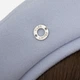 Берет женский VILSS Metal Cashmere Beretto VL-2207-16-mv6s-S 56-57 Иней (ROZ6501064560) - изображение 4