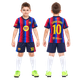 Футбольная форма детская Барселона Ямаль 10 (Barcelona Yamal) 26/27 домашняя 22 (125-130см) сине-бордовая - изображение 2