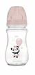 Пляшка антиколікова з широким отвором240мл PP EXOTIC Animals Canpol babies Easystart рожева - изображение 1