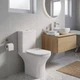 Унітаз компакт підлоговий Devit Basic з кришкою soft close, білий (3590021) - изображение 4