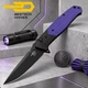 Ніж Складаний BESTECH SWORDFISH BG62C Black and Purple G10 - изображение 8