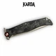 Ніж складаний KARDA VORON J324 Carbon Black - зображення 3