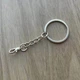 Кільце для ключів 25 мм з ланцюжком та карабіном Metal Keychain Ring з затискачем - изображение 3