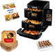 Мультипіч Tesla AirCook TrioZone Q636 XXL (AIRCKTZQ636XXLBLK) - зображення 4