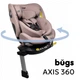 Автокрісло Bugs Axis 360 Stone Brown група від 0 до 36 кг (4823056520027) - зображення 2