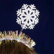 Обруч новогодний Снежинки на пружинках (уп. 12шт) - изображение 5
