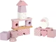 Drewniane klocki Small Foot Domek różowy 18 elementów (4020972127136) - obraz 5