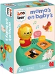 Interaktywna tablica Jumbo Ik Leer Mama's En Baby's z 28 kartami zwierząt (8721017603610) - obraz 1