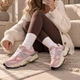 Кросівки жіночі NB 9060 Pink Beige рожеві кросівки на кожен день розмір 38 довжина стопи 23,5 см - изображение 5