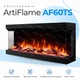 Трехсторонний электрокамин ArtiFlame AF60TS с обогревом и звуковым эффектом - изображение 12
