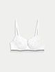 Бюстгальтер балконет Marks & Spencer B by Boutique кружевной на косточках Белый UK32A 70A (T81/8835P) - изображение 3